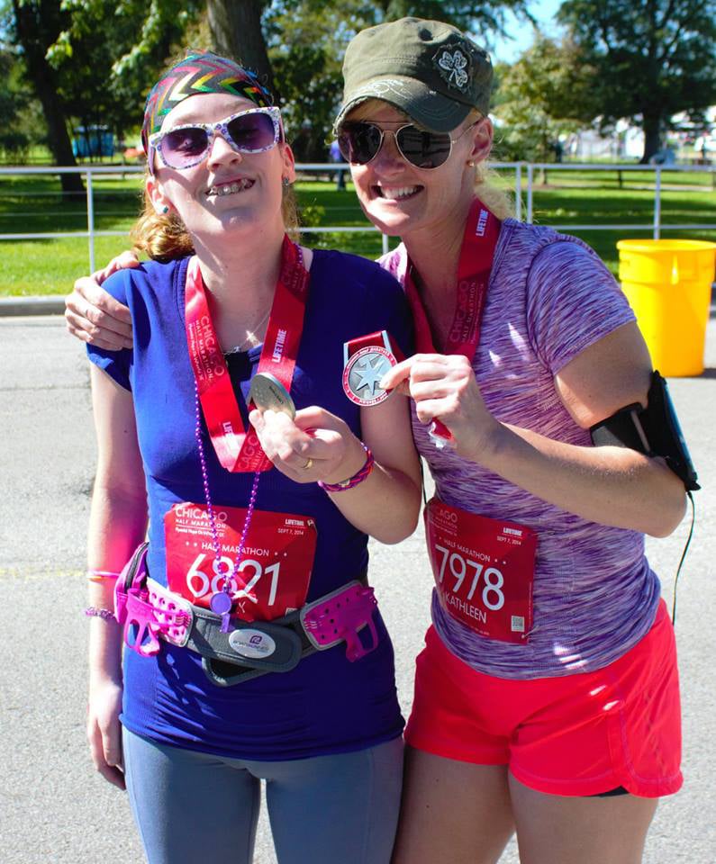 Kiley frequently participates in races with her mother, Kathleen — another runner! On the effect running has had on Kiley, Kathleen said, "I just can’t express the change in her in a year’s time."