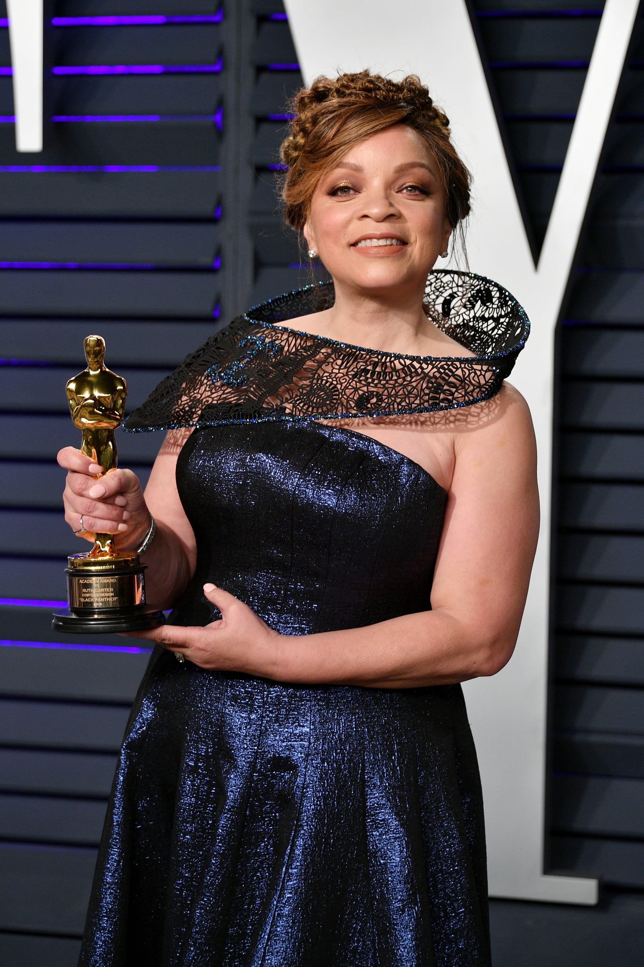 BEVERLY HILLS, CA - FEBRUARY 24:  Best Costume Design winner for 'Black Panther' Ruth E. Carter attends the 2019 Vanity Fair Oscar Party hosted by Radhika Jones at Wallis Annenberg Centre for the Performing Arts on February 24, 2019 in Beverly Hills, California.  (Photo by Dia Dipasupil/Getty Images)