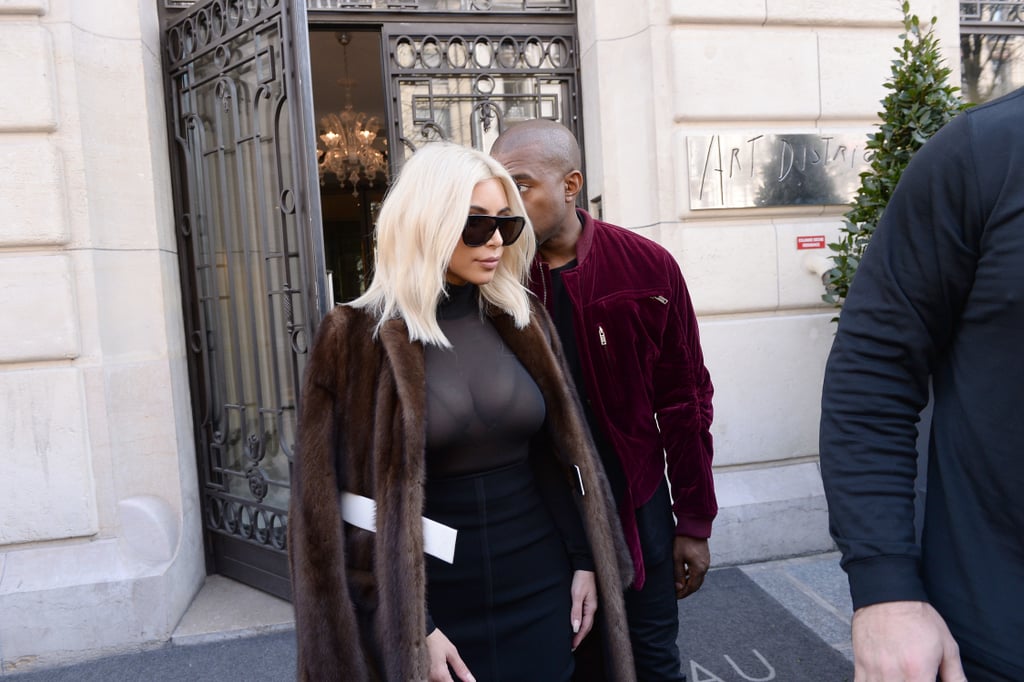 Kim Kardashian's Cleavage in Paris | Pictures