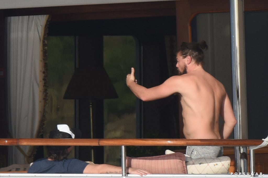 Leonardo DiCaprio Shirtless in St. Barts Pictures