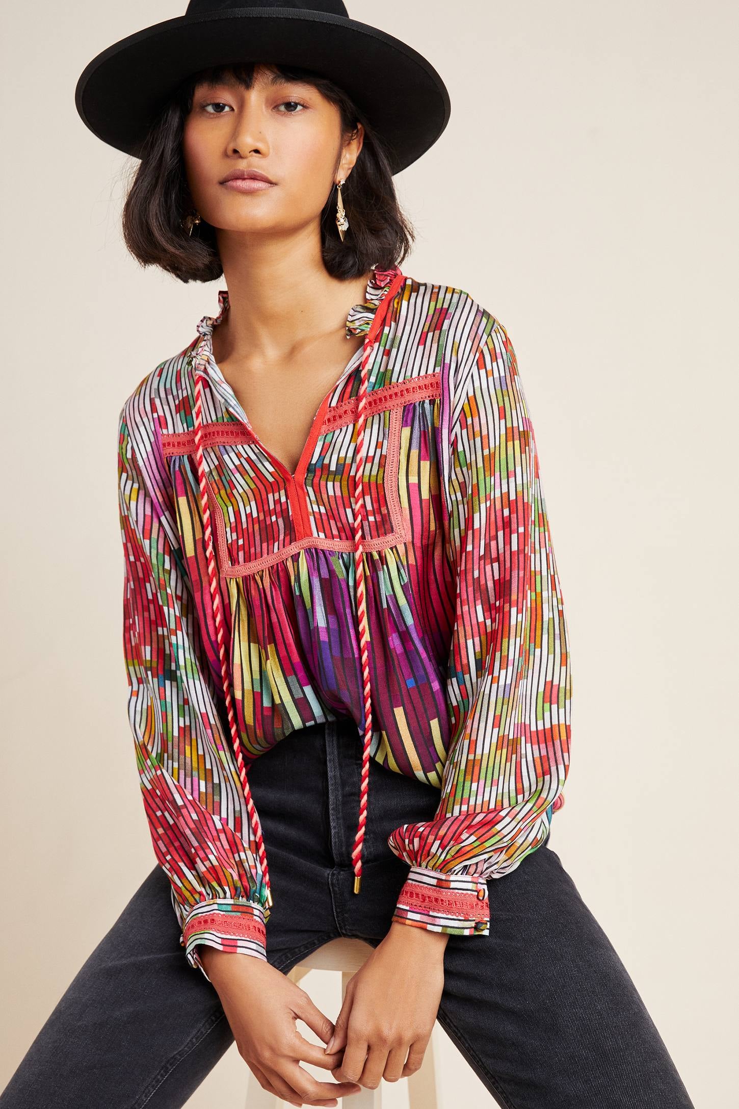 Anthropologie cheap peasant blouse