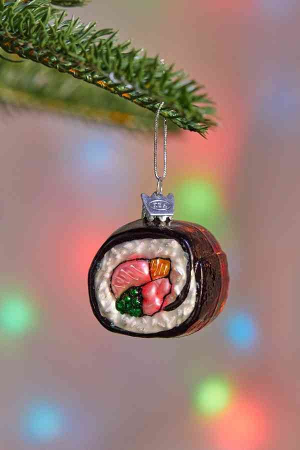 Sushi Christmas Ornament