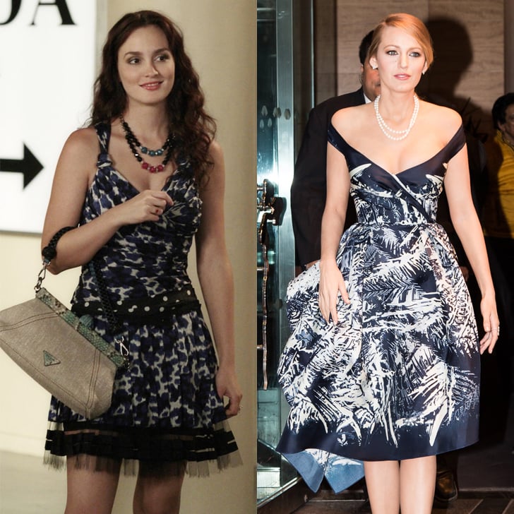 When She Paired Her Fit-and-Flare With a Double-Strand Necklace