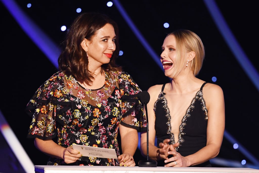 Pictured: Maya Rudolph and Kristen Bell