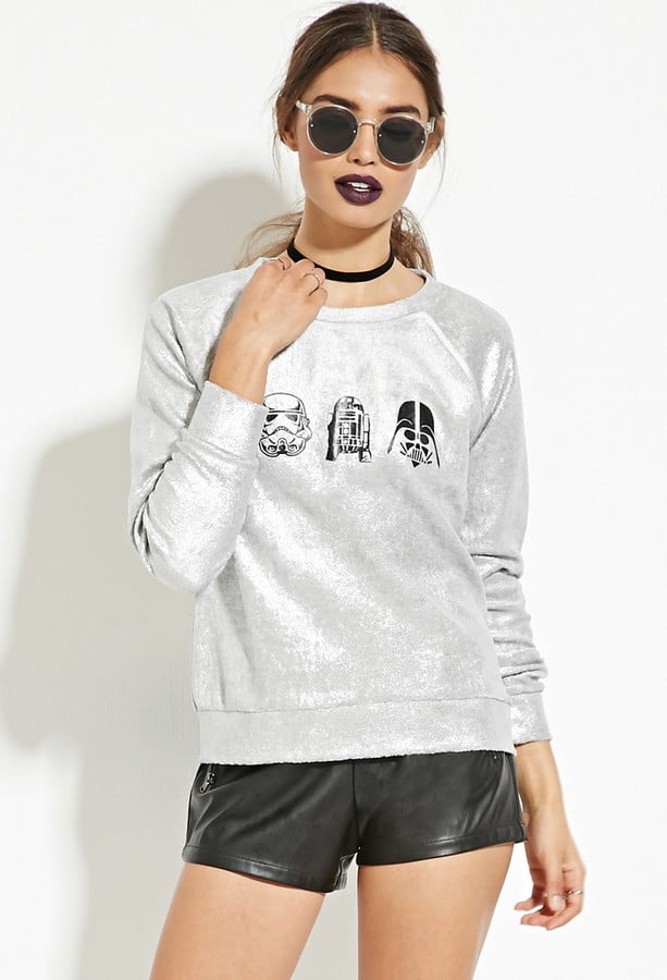 Forever 21 Graphic Metallic Pullover ($25)