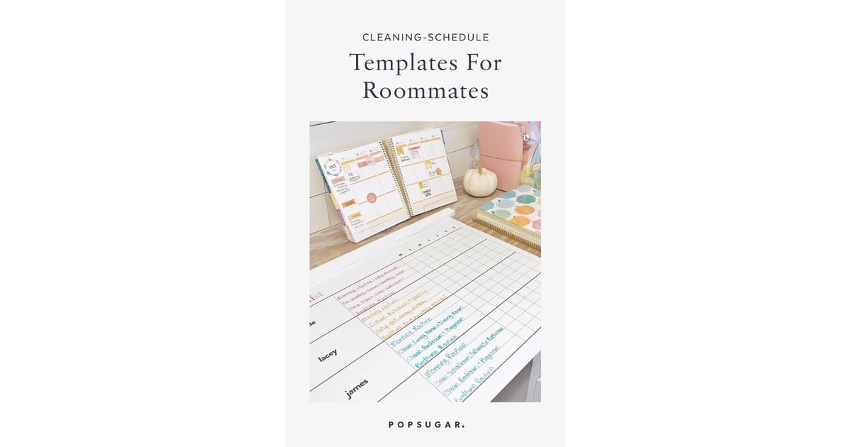 The Best CleaningSchedule Templates For Roommates POPSUGAR Home Photo 23