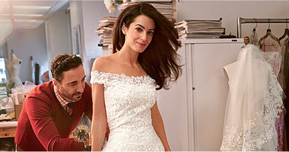 Shop Amal Alamuddin's Oscar de la Renta Wedding Dress POPSUGAR Fashion