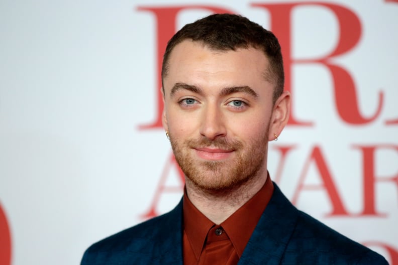 LONDON, ENGLAND - FEBRUARY 21:  *** EDITORIAL USE ONLY IN RELATION TO THE BRIT AWARDS 2018***  Sam Smith attends The BRIT Awards 2018 held at The O2 Arena on February 21, 2018 in London, England.  (Photo by John Phillips/Getty Images)