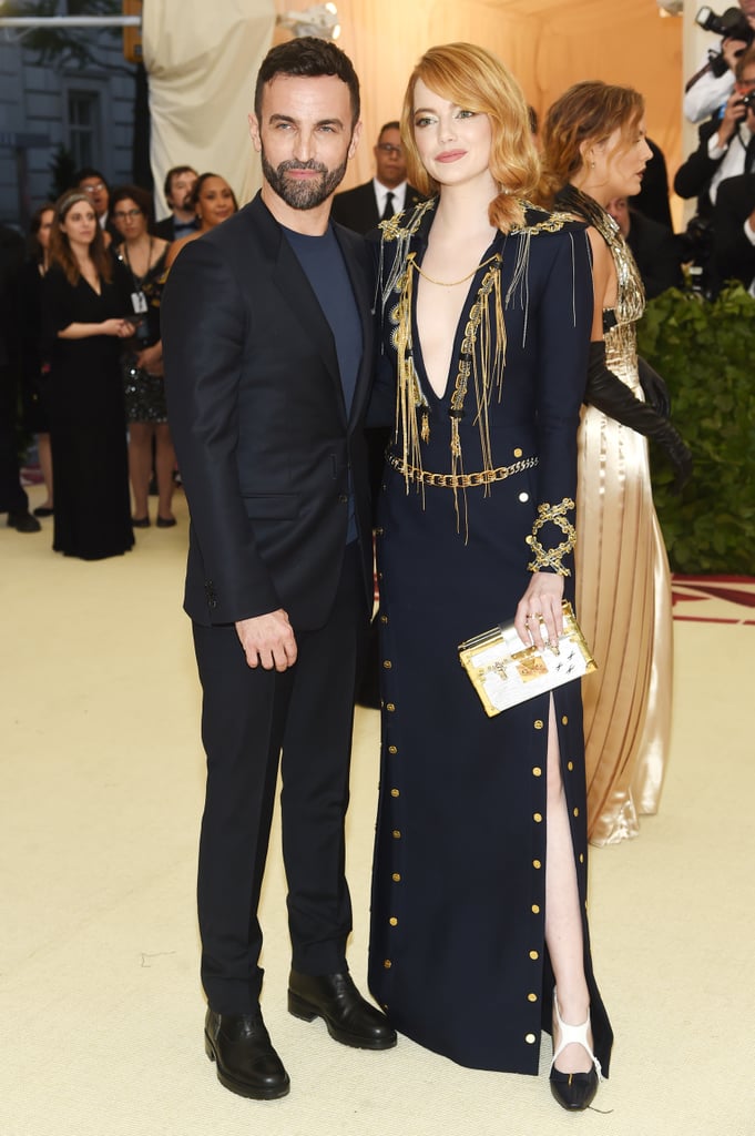 Emma Stone and Andrew Garfield at the 2018 Met Gala