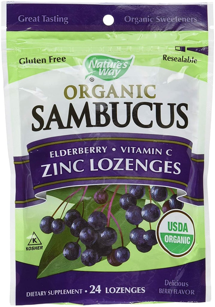 Nature's Way Organic Lozenge, Elderberry Zinc Holistic Cold Remedies on Amazon POPSUGAR
