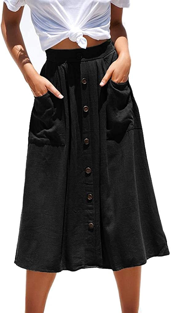 mid length skirts amazon