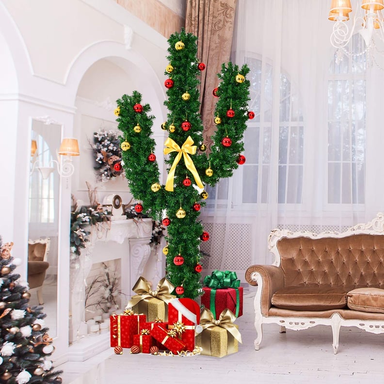 You Can Get a 7-Foot-Tall Cactus Christmas Tree From Amazon For $100