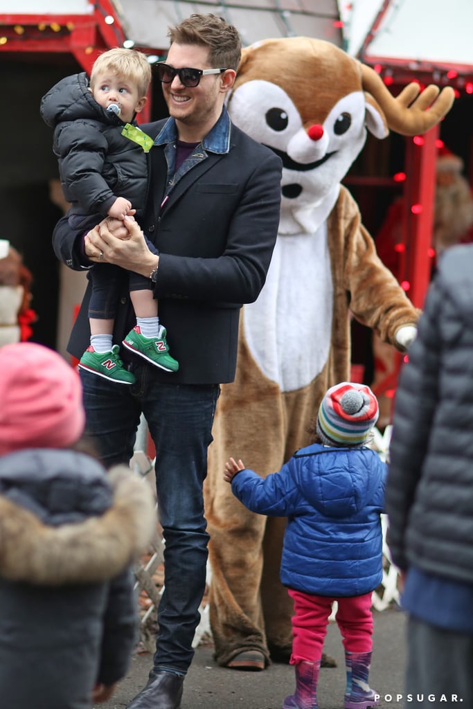 Michael Buble and Family Celebrate Christmas in Vancouver