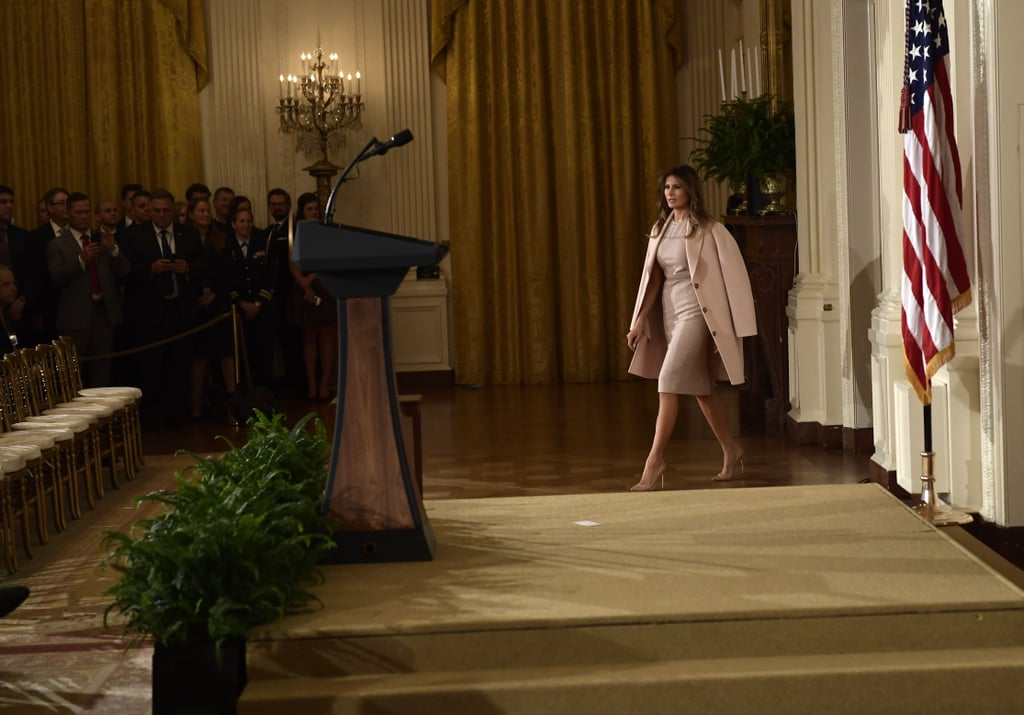Melania Trump Pink Acne Studios Coat