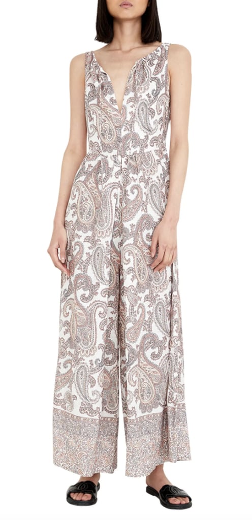 Bardot Paisley Sleeveless Wide Leg Jumpsuit