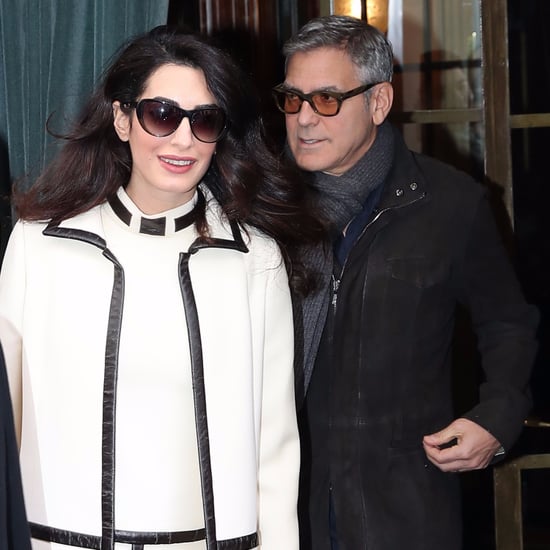 George and Amal Clooney Out in Paris February 2017