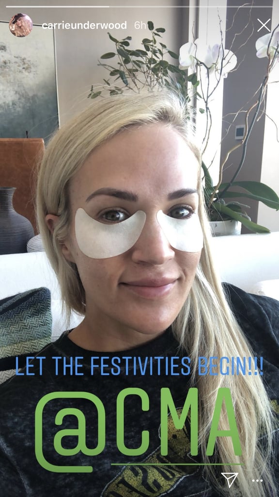 Carrie Underwood's Under-Eye Masks