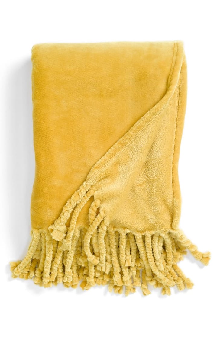 Nordstrom at Home Kennebunk Bliss Plush Throw Gen Z Yellow Products