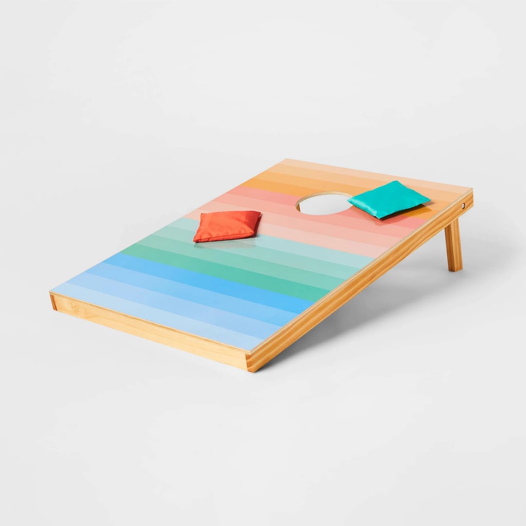 Wood Bean Bag Toss Ombre Stripes New Summer Sun Squad Products From