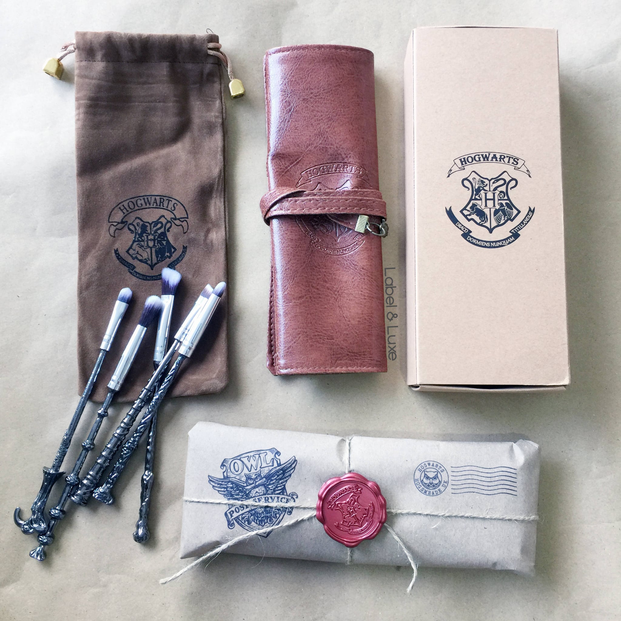 Hogwarts Wands Harry Potter Makeup Brushes Set 4 39 We Solemnly Swear You Ll Be Obsessed With These 50 Harry Potter Gifts On Etsy Popsugar Love Sex Photo 36