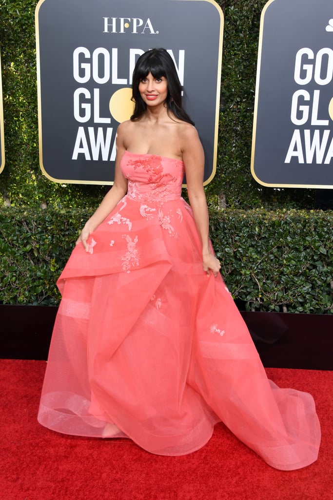 Jameela Jamil Golden Globes Gown 2019