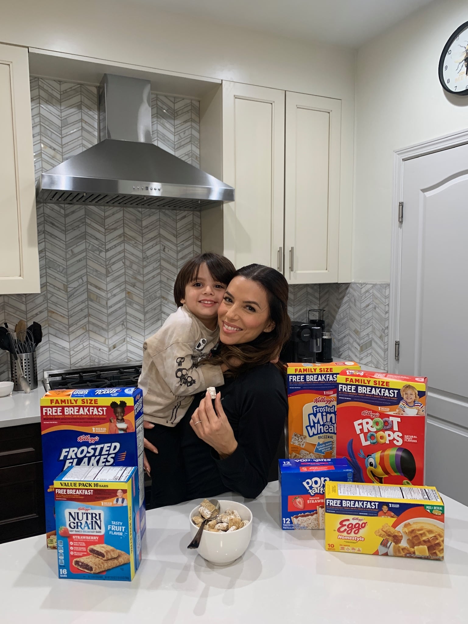 Eva Longoria with son Santiago 