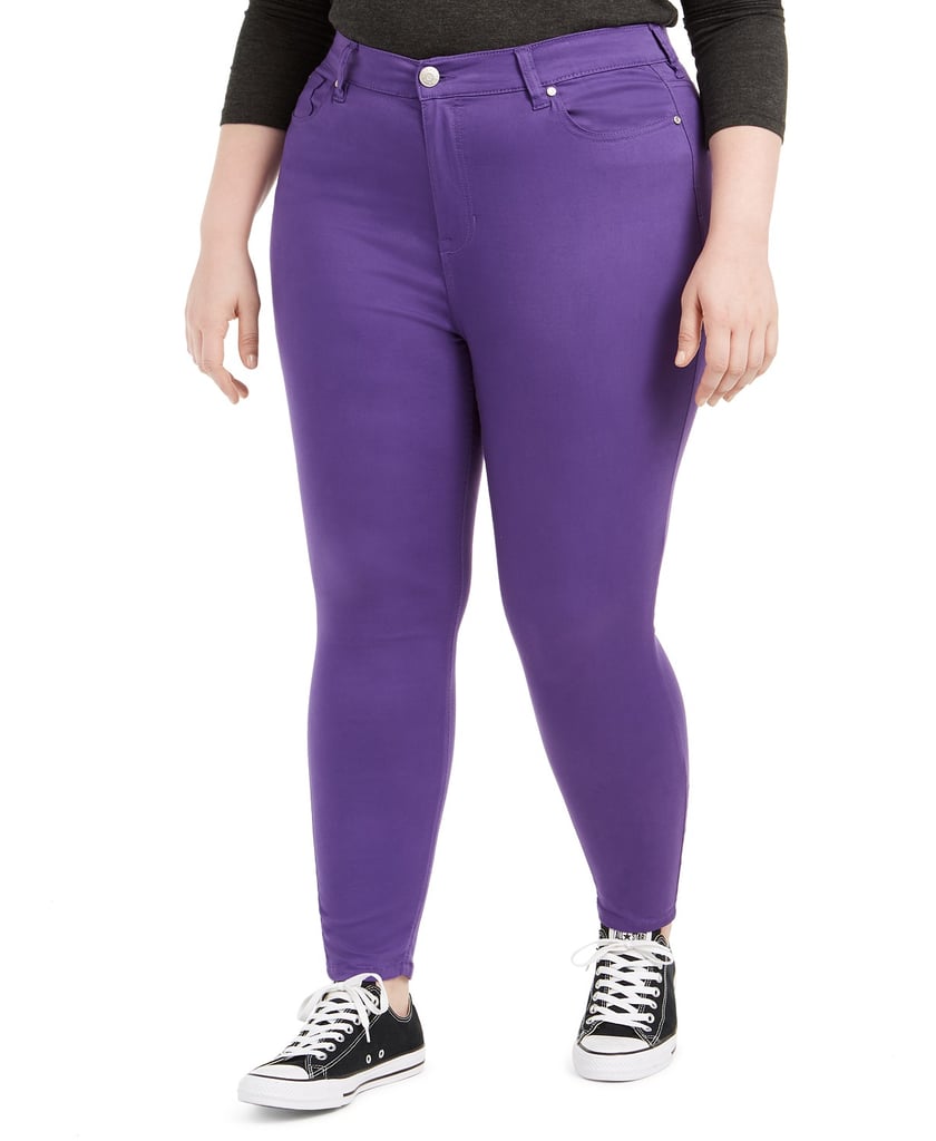 Macy's Trendy Plus Size Colored Skinny Jeans
