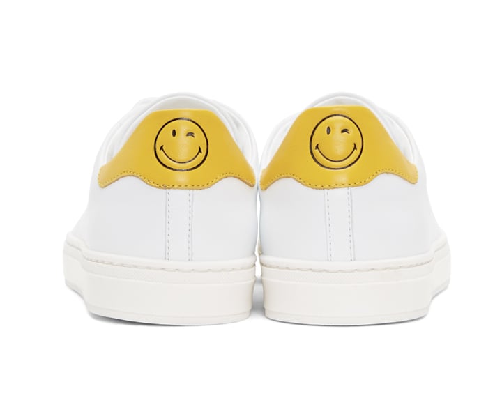 Anya Hindmarch White Wink Tennis Sneakers 8 Cheeky Shoes That Say It All With A Wink Popsugar Fashion Photo 7