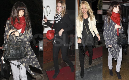 Photos of Nicole Richie, Rachel Zoe, and Nicky Hilton Leaving LA's