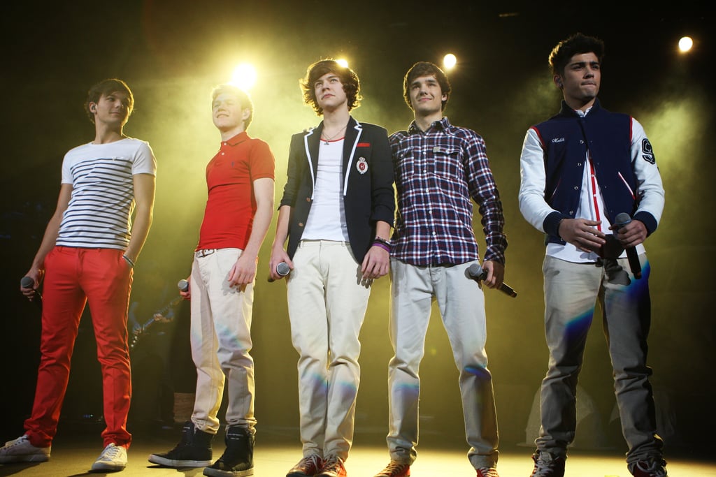red shirt khaki pants