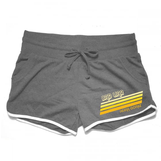 Bad Liar Stripes Grey Piped Shorts ($55)