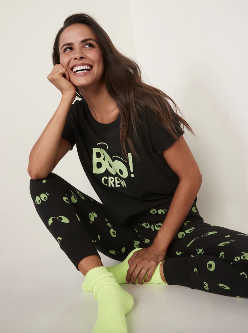 Old Navy Halloween Matching Graphic Pajama Set For Women