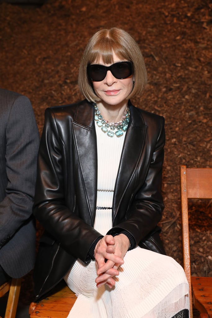 Anna Wintour at Alexander McQueen AW22 Runway Show