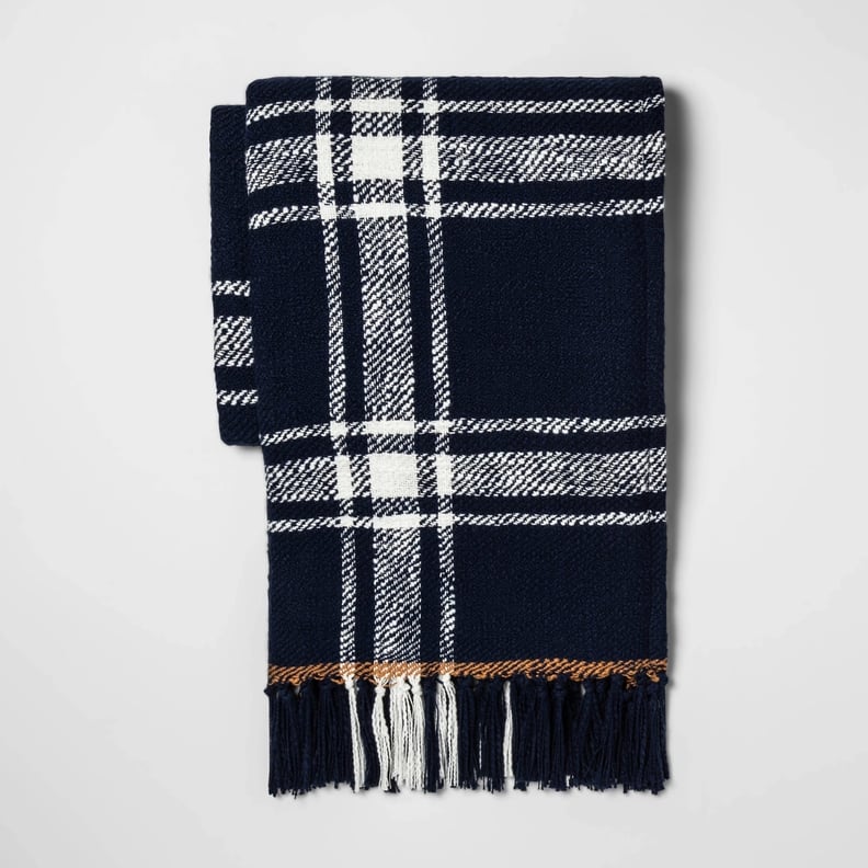 Plaid Cotton Throw Blanket