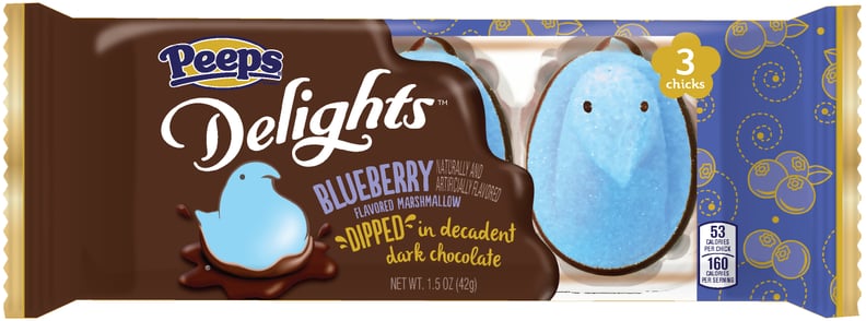 Peeps Delights Blueberry Flavored Marshmallow Dipped in Decadent Dark Chocolate (~$2)