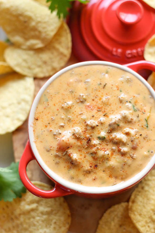 Beef Queso Dip
