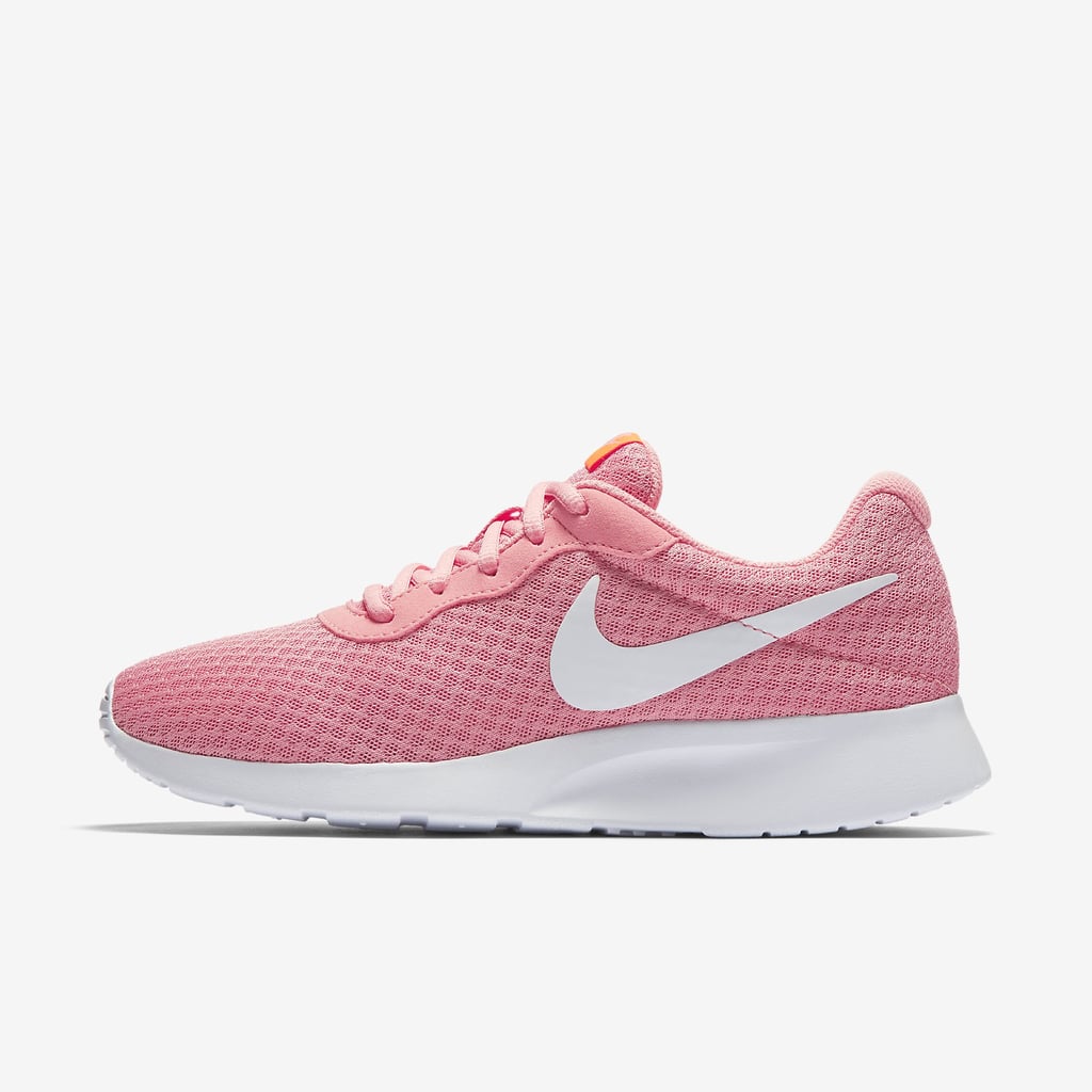 tan and pink nikes