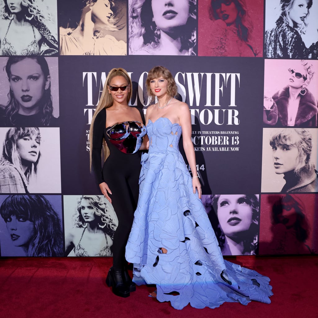 October 2023: Beyoncé Supports Taylor Swift at Her "Eras Tour" Movie Premiere
