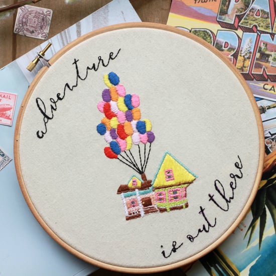 Disney Quote Embroidery Hoops