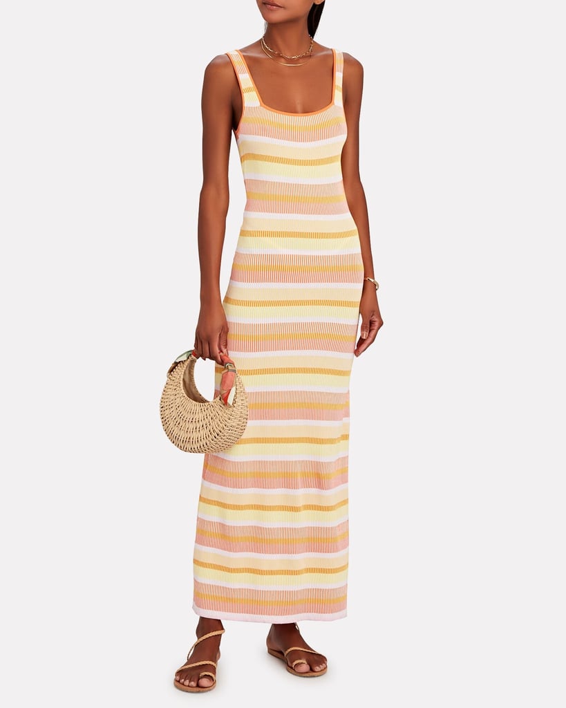 Solid & Striped Kimberly Striped Rib Knit Tank Dress