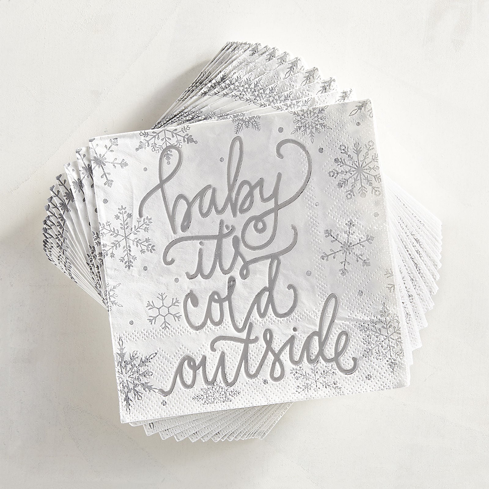 Baby It S Cold Outside Paper Cocktail Napkins 6 Grab These