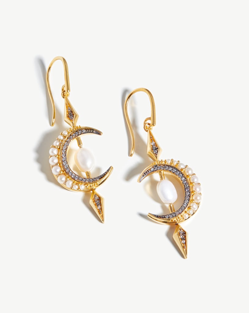 Harris Reed Crescent Moon Earrings