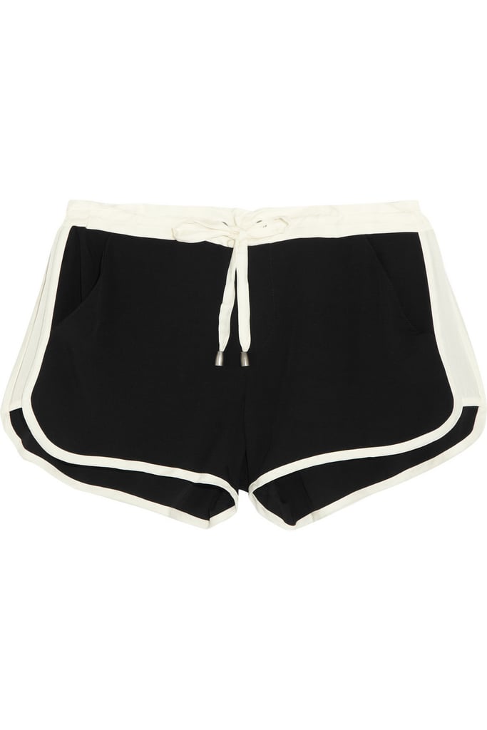 Splendid satin-jersey shorts ($95)