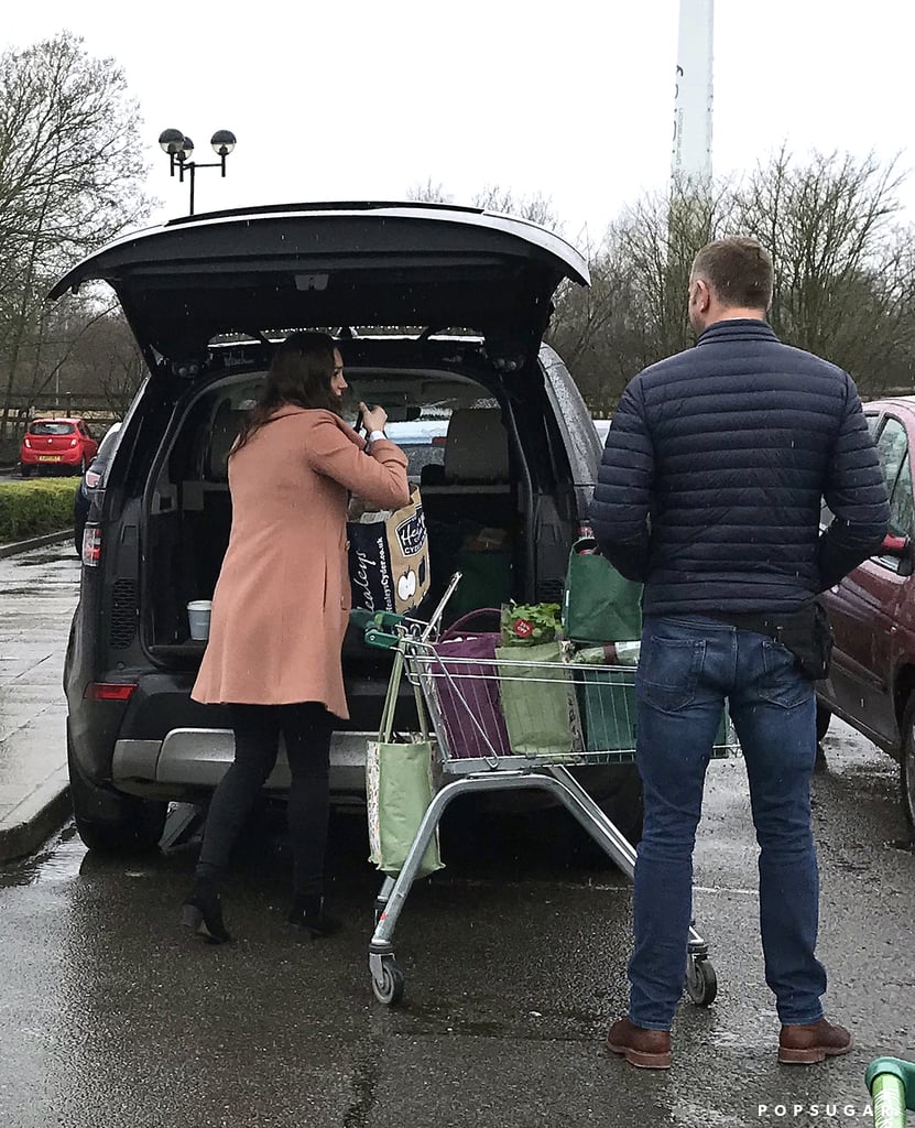 Kate Middleton Grocery Shopping in UK Pictures April 2018