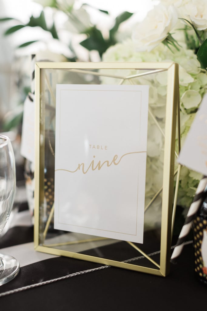 DIY Wedding Table Numbers