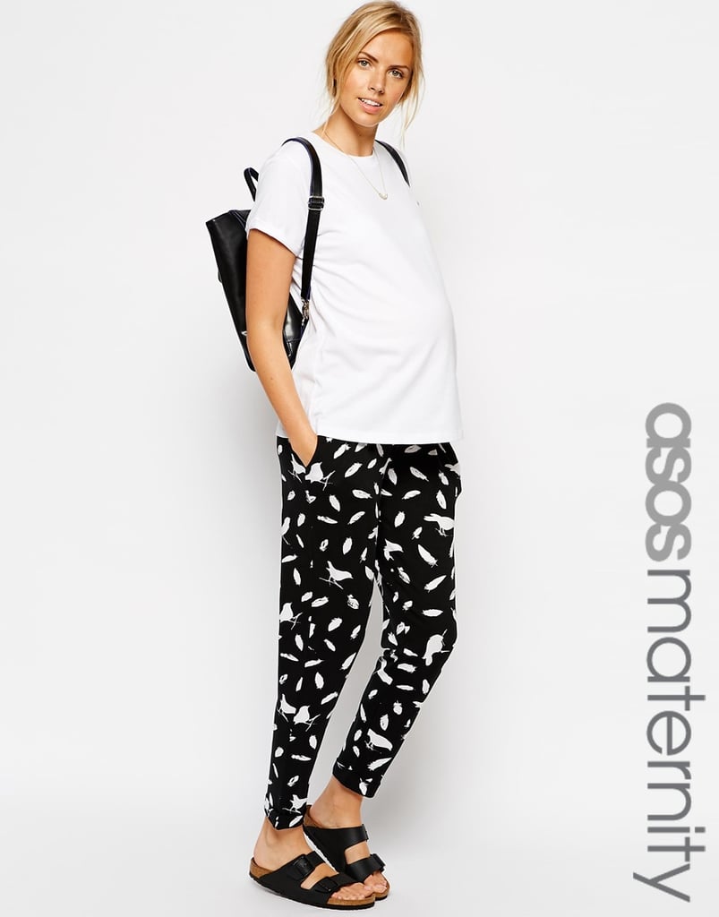 ASOS Feather Print Peg Pant