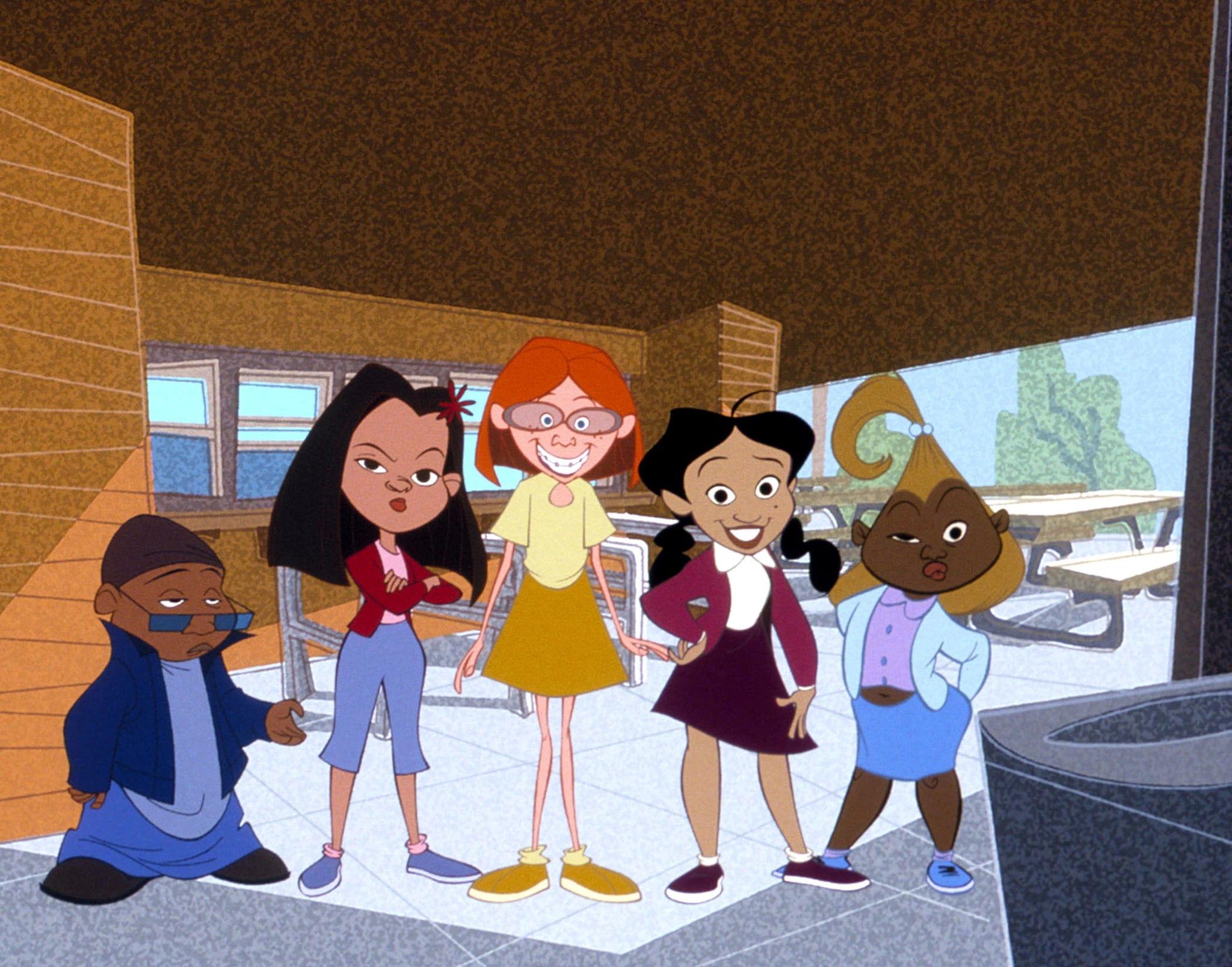 THE PROUD FAMILY, Penny Proud (2nd from right), 2001-05.  Disney Channel / Courtesy: Everett Collection