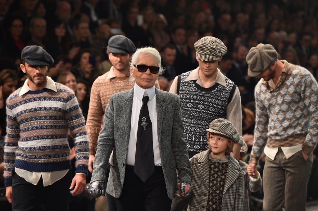 Karl Lagerfeld and Hudson Kroenig