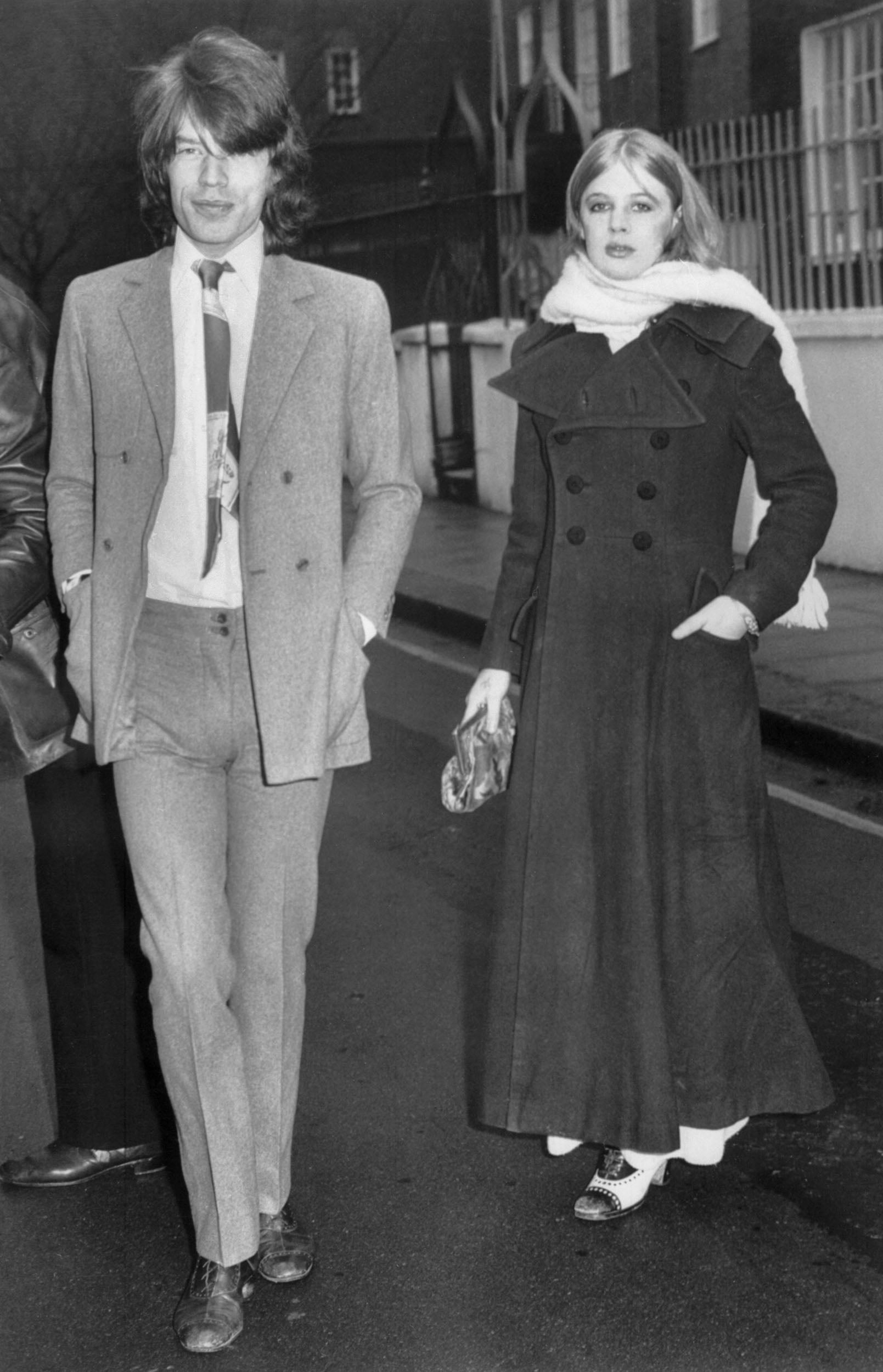 Mick Jagger And Marianne Faithfull The Most Stylish Music Couples Of All Time Popsugar Fashion Photo 15