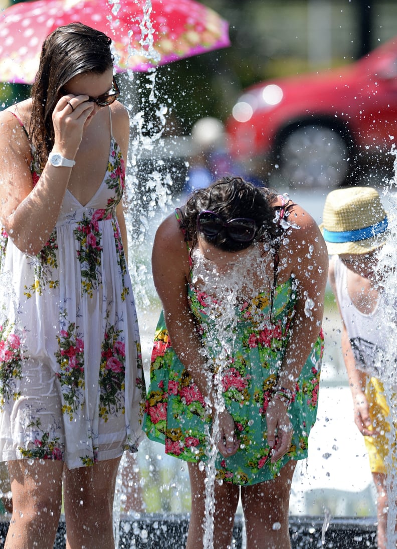 And prepare to go face-first into a fountain.